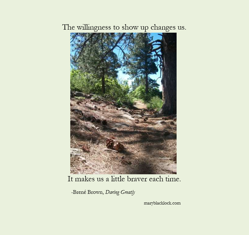 willingness to show up